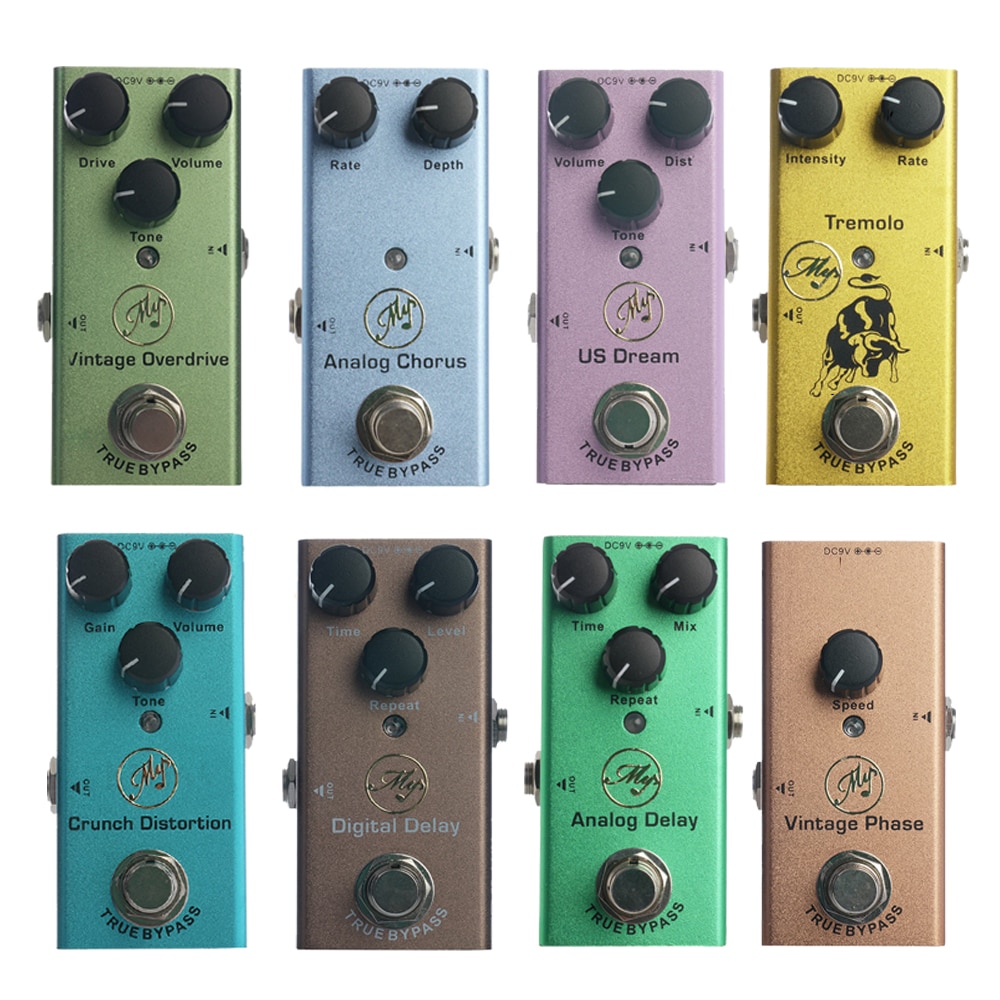 guitar Effect Pedal with True Bypass Portable Sinlge Guitar Pedal guitar accessories guitar pedal guitar parts pedal guitar