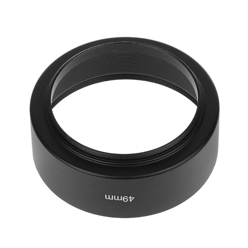 Universal 49mm/58mm lente de foco longo capa parafuso-na montagem para canon dslr slr câmera