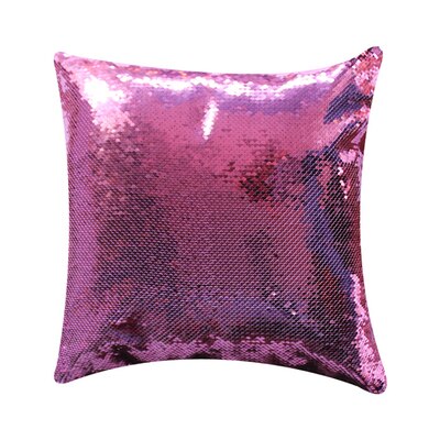 6pcs/lot style Sublimation Blank Magical Sequins item Pillowcase For Sublimation INK Print DIY 40x40cm: Rose