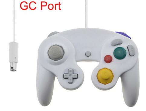 Top Wired Game Controller Gamepad Joystick forNGC NINTENDO GC Game Cube For Platinum fast ship: GC Interface white