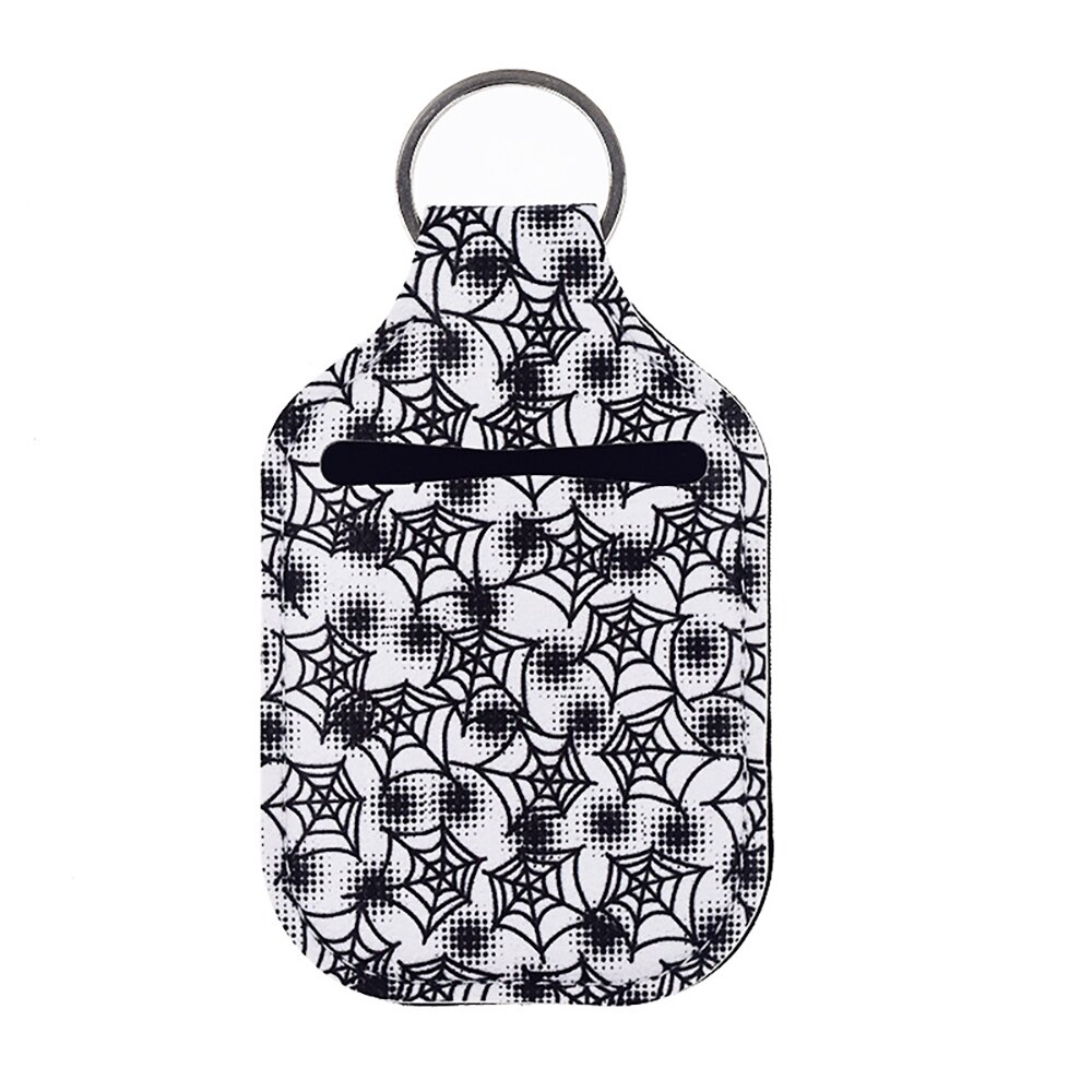 1Pcs Travel Neoprene Sanitizer Bottle Holder Bags with Keychain Hand Soap Bottle Holder Cover Reusable for 30ml Bottles: 4