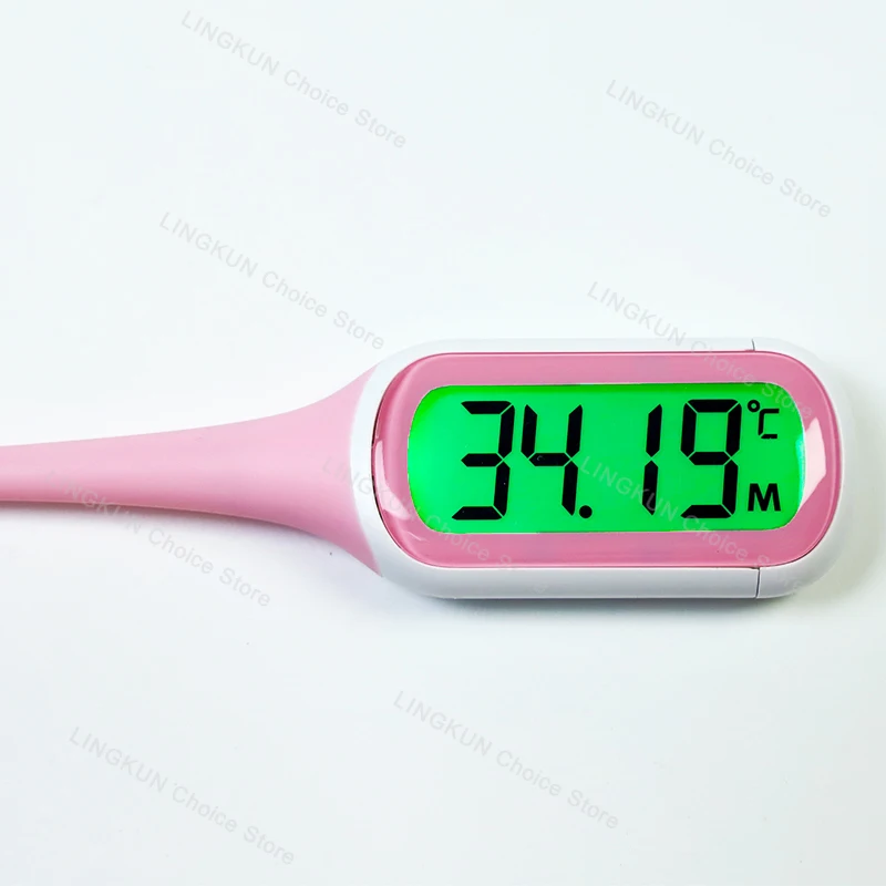 Termómetro rápido de silicona 9S para fiebre, termómetro Digital infrarrojo para el cuerpo Basal, pantalla LED de temperatura Rectal para axila Oral