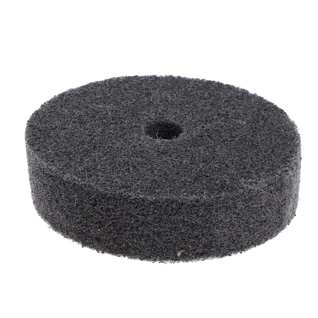 Nylon Fiber Polishing Wheel/Abrasive Disc, Replacement Grinding Wheel for Bench Grinder, 10mm