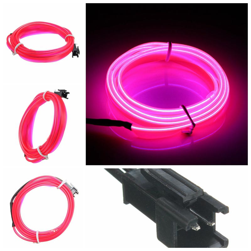 1M Led Flexibele El Wire Neon Lights Glow Lamp Licht Strip Festival Party House Home Decorations Strip Verlichting String lamp