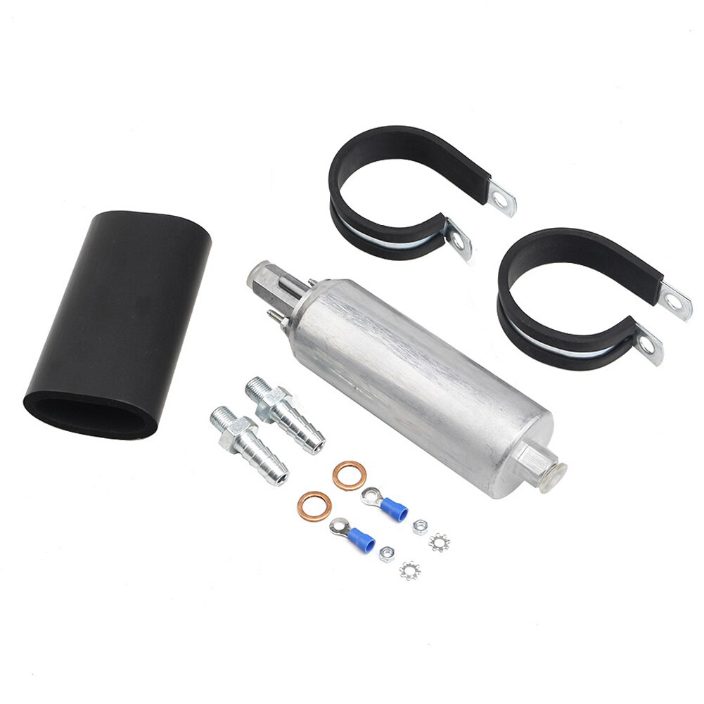 For Walbro GSL392 255 LPH Inline External High Pressure Fuel Pump With Kit: Default Title