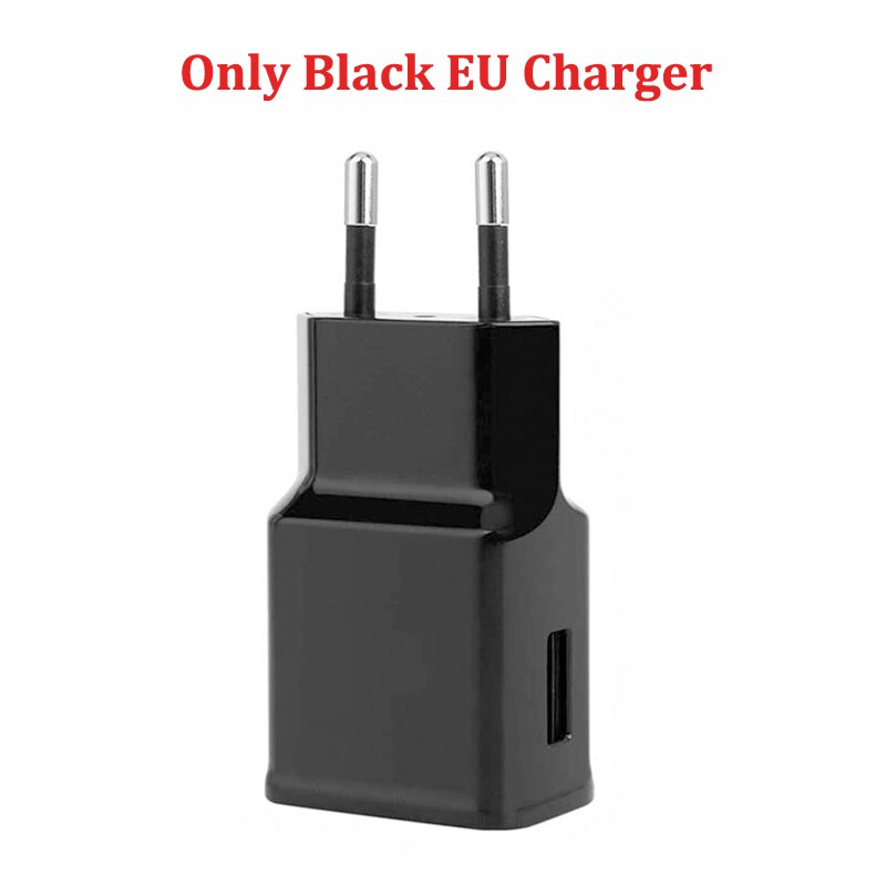 Cargador USB rápido para teléfono móvil, Cable Micro USB con enchufe europeo de carga rápida para Samsung J3, J5, J7 Pro, J4, J6 +, Huawei Honor 7A, 7C, 8A: Black EU Charger