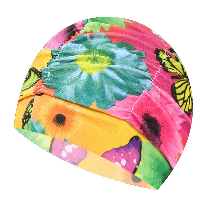 Czepek pływacki kobiety Unisex dziewczyny długie włosy czepek kąpielowy czepek Stretch Drape bezpłatny rozmiar basen kąpielowy Sport elastyczny Nylon Turban: Y