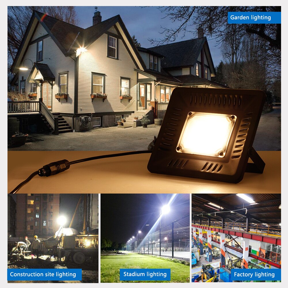 LED Landscape Light 30W 50W 100W 150W 220V COB Floodlight Outdoor Wall Spotlight Waterproof Flood Light For Park Street Lighting
