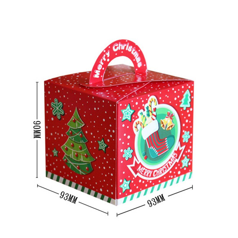 12 stk jul tegneserie slik æsker poser glædelig juledekoration xmas fest favor boks taske til børn børn