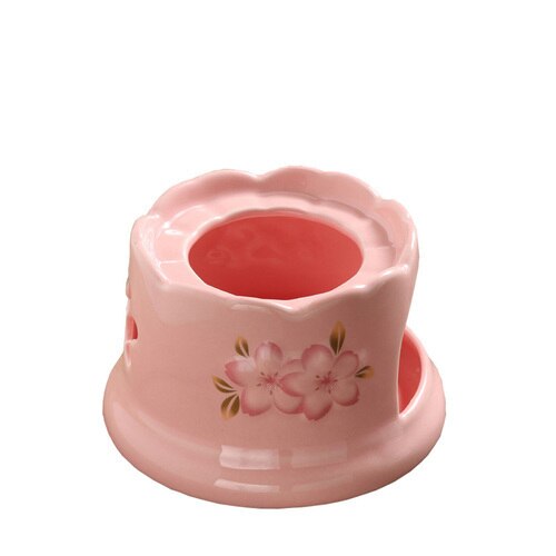 Japanese style cherry blossom ceramic embossed mugs coffee cup set tea cup and pot set afternoon tea ceramic cup and saucer: 4