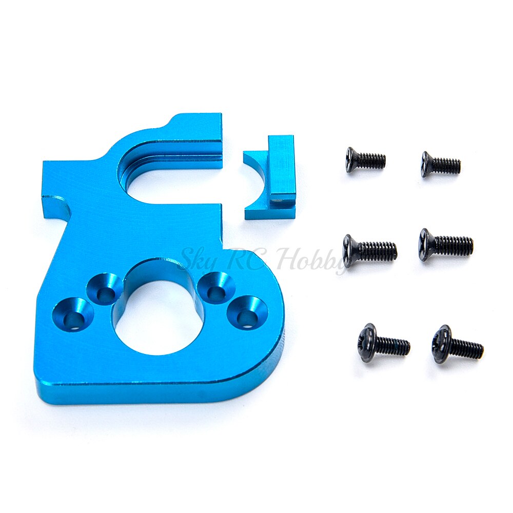 RC Auto Metall Motor- Sitz Montieren Ersatz Montage Zubehör &Ampere; 27T Ritzel Getriebe für WLtoys 1:14 1/14 144001 124018 124019 Aktualisierung Teile: Motor- Sitz Blau