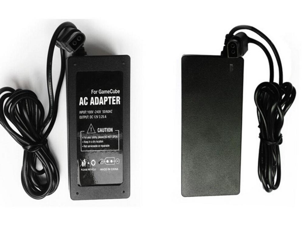 Power Supply for nintendo for GameCube video game console made by third party factory AC/DC adapter 100-240V 60HZ 0.6A EU/US