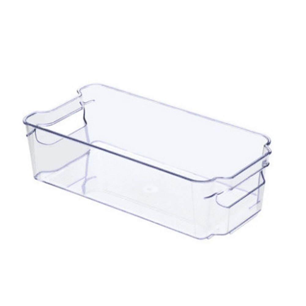 Refrigerator Organizer Bins Stackable Fridge Organizers Storage Box with Cutout Handles for Freezer Cabinets FP8: 3