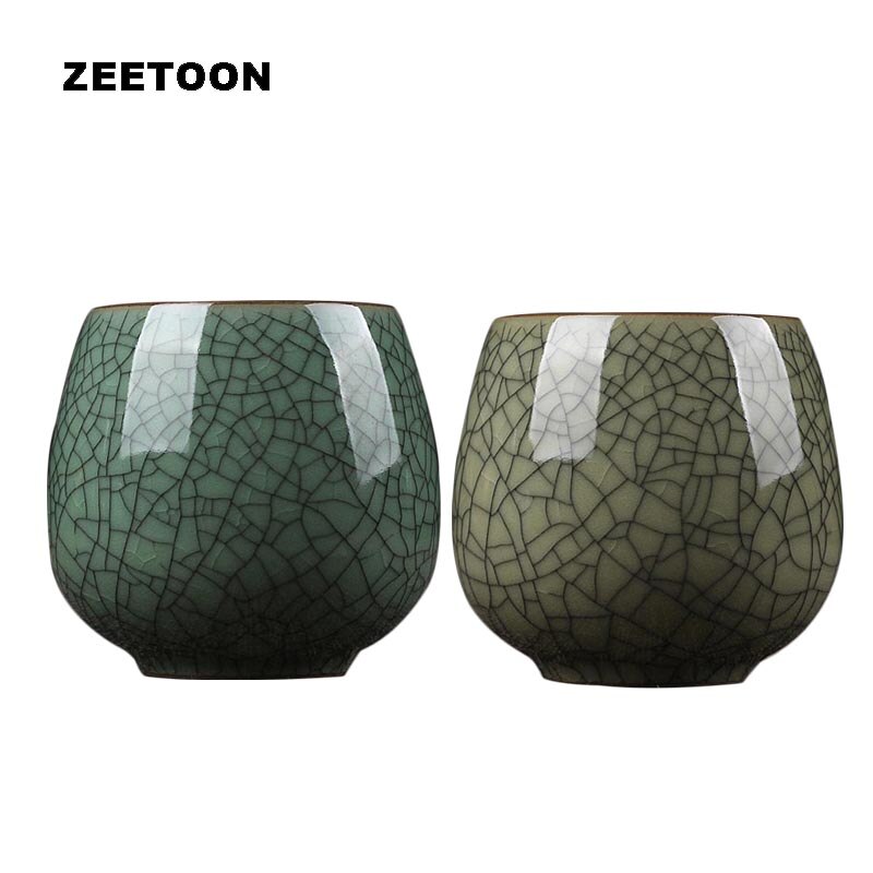 200ml Longquan Celadon Teacup Tea Ceremony Teaware Drinkware Office Master Cup Espresso Coffee Mug Water Cups Container Decor