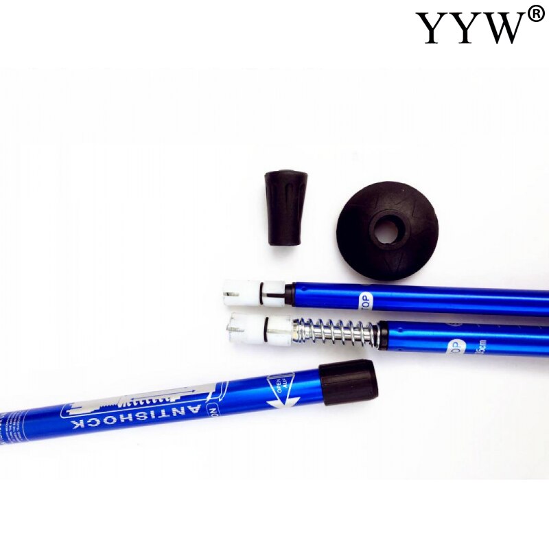 2pcs/Set Walking Poles Foldable Nordic Trekking Poles Walking Sticks Telescopic Scandinavian Anti Shock Hiking Stick