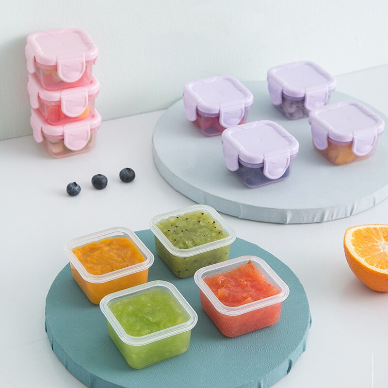 1 stk køkkenopbevaringsboks fugttæt madopbevaringsbeholder små plastikbeholdere