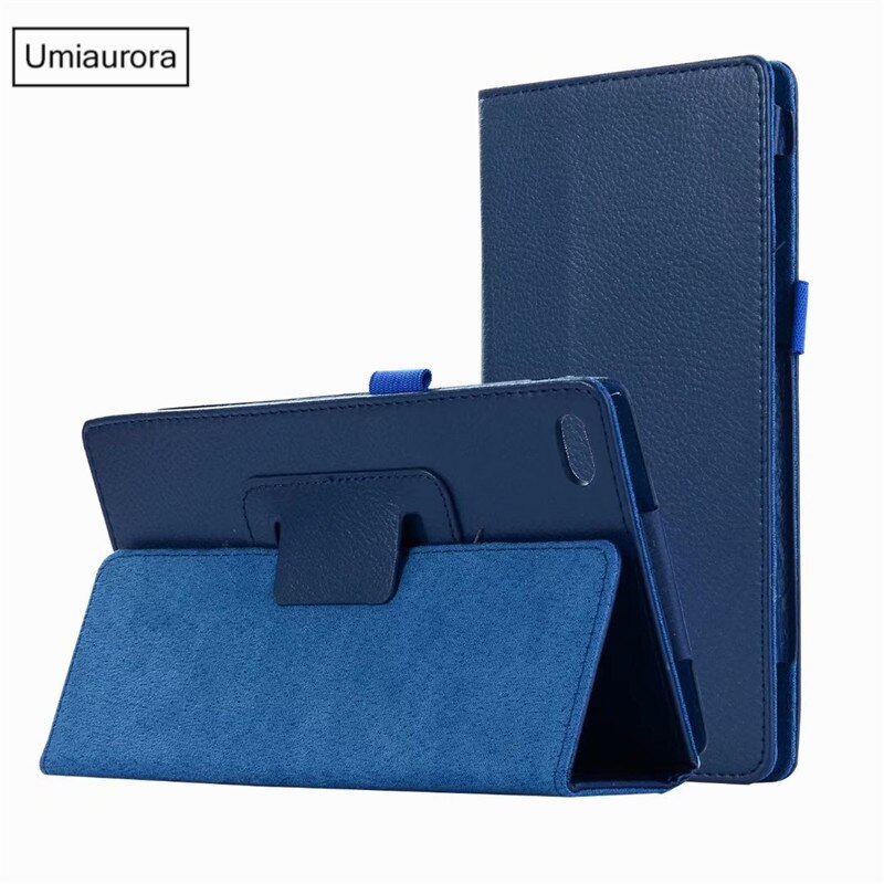 Case Voor Lenovo Tab M7 Case Pu Leather Flip Stand Cover Voor Lenovo Tab M7 TB-7305F TB-7305I TB-7305X 7.0 Inch tablet Case Funda: Dark Blue
