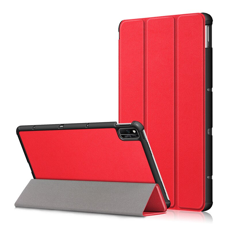 Tablet Case for Huawei MatePad 10 4 10.4 BAH3-W09 BAH3-AL00 Folding Stand Magnetic Smart Cover for Funda Huawei MatePad 10.4: Red