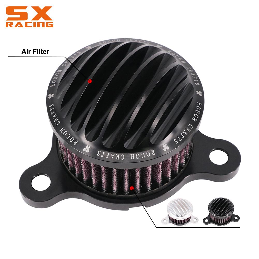 Kit de filtro de limpiador de aire CNC para motocicleta, sistema de admisión para Harley SPORTSTER XL883 XL1200 48 72 1991 XL 883 1200 Street Bike