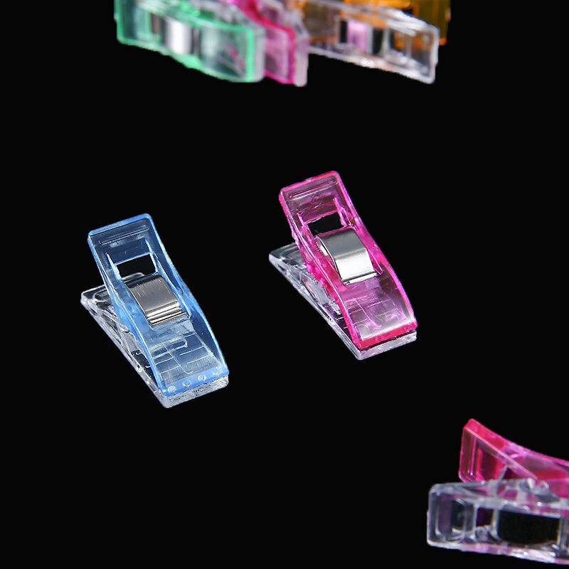 Clip de plástico para costura artesanal, accesorio de tela para el hogar y la Oficina, 50 piezas, 2,7x1cm