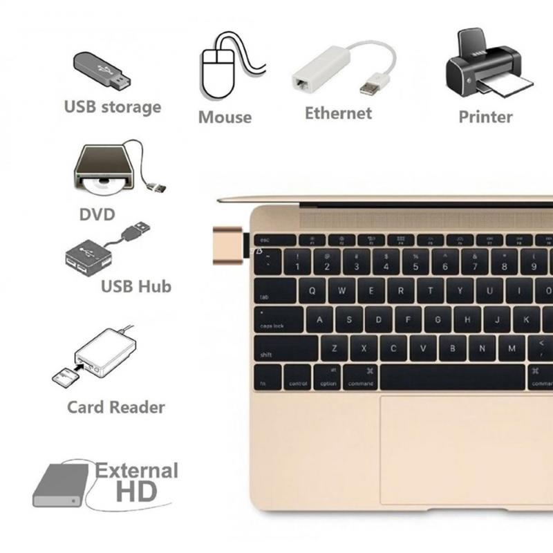 USB 3.0 type-c OTG câble adaptateur Type C USB-C femelle OTG câble convertisseur pour Type C phoneTablets souris USB disque Flash TSLM1