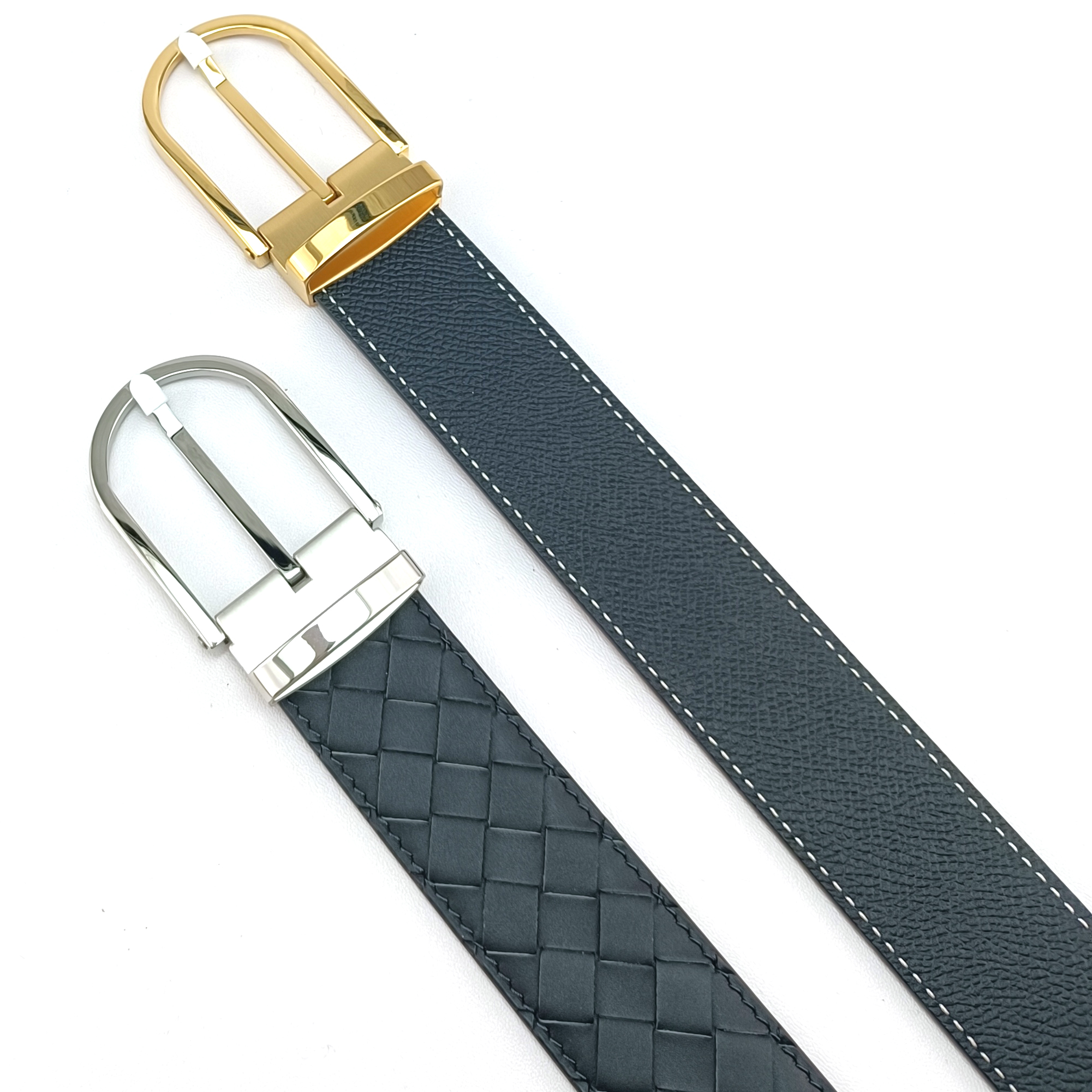 Casual Riem - 35mm Breedte - PU Leer - Roestvrijstalen Gesp - Unisex Volwassenen