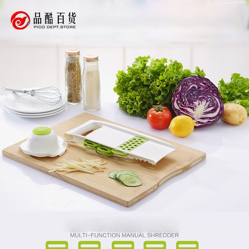 Vegetable Cutter Multifunctional Mandoline Slicer with 4 Interchangeable Stainless Steel Blades Peeler Slicer Grater cook tools
