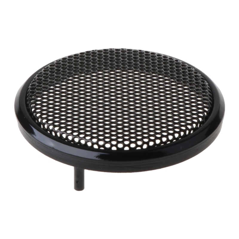 1/2/3/4/5/6 pollici nero altoparlante per auto griglia maglia rotonda corno copertura protettiva cerchio custodia rete accessori decorativi fai da te