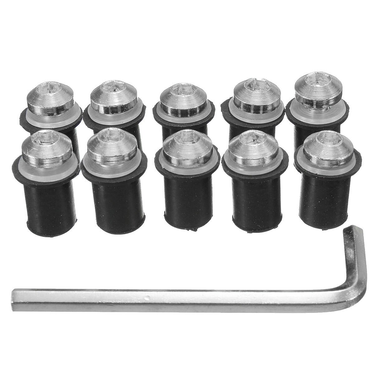 Motorcycle Windscreen Windshield GSXR 600 750 Screws Bolts Accessories For Suzuki GSXR600 GSXR750 K8: Gray