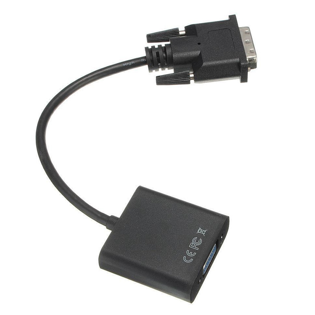 Pro DVI-D 24 + 1 Pin macho a VGA 15 Pin adaptador de Cable conector hembra convertidor
