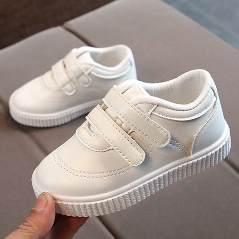 Kids Sneakers Jongens Schoenen Meisjes Trainers Kinderen Leren Schoenen Wit Zwart School Schoenen Roze Casual Schoen Flexibele Zool Mode