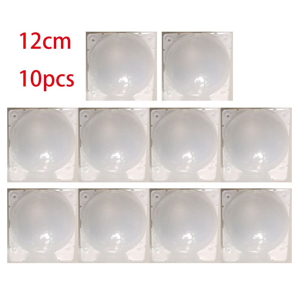 10 stücke Anlage Verwurzelung Gerät Hochdruck Ausbreitung Übertragung Ball Pflanzenzucht Gerät Druck Ausbreitung Pfropfen Ball: 12cm transparent