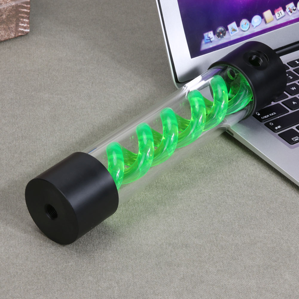 Desktop Computer Water Cooling Tank Kit with L Shape Bracket PC Cooler Reservoir Cylinder Radiator Accessories