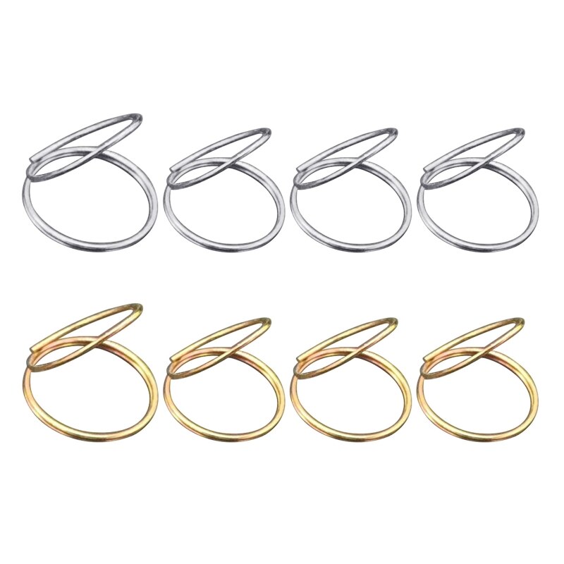 A9LD 1 Duim Met 3 Vinger Draad Stijl Plectrums Metalen Picks Open Voor Banjo Ukulele Gitaar Beginner Spelen onderdelen