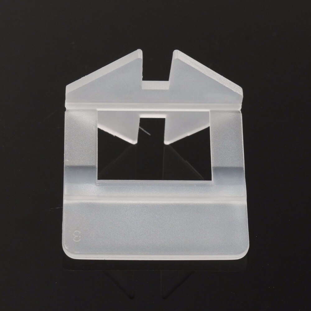 Flisejævningssystem 200x clips kit væg gulv fliser spacer flise værktøj 1.0mm 3.5cm x 3.5cm
