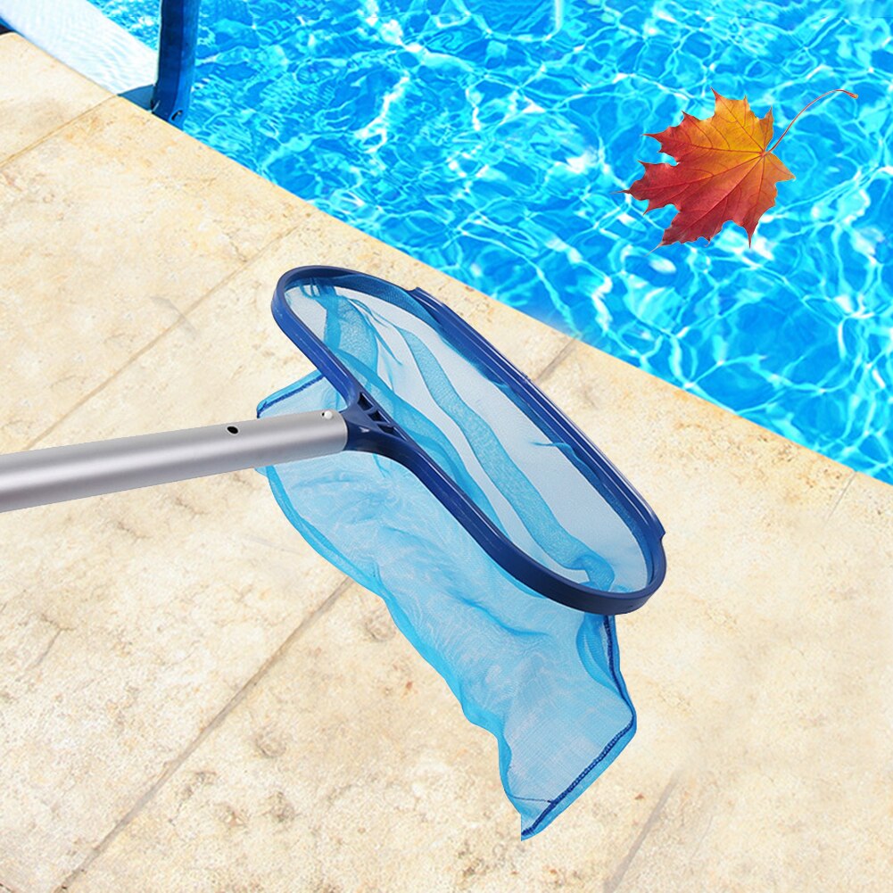 Swimming Pool Salvage Net Cleaning Net With Aluminum Telescopic Rod Fish Pond Skimmer Leaf Garbage Cleaning Net Multi-scenario