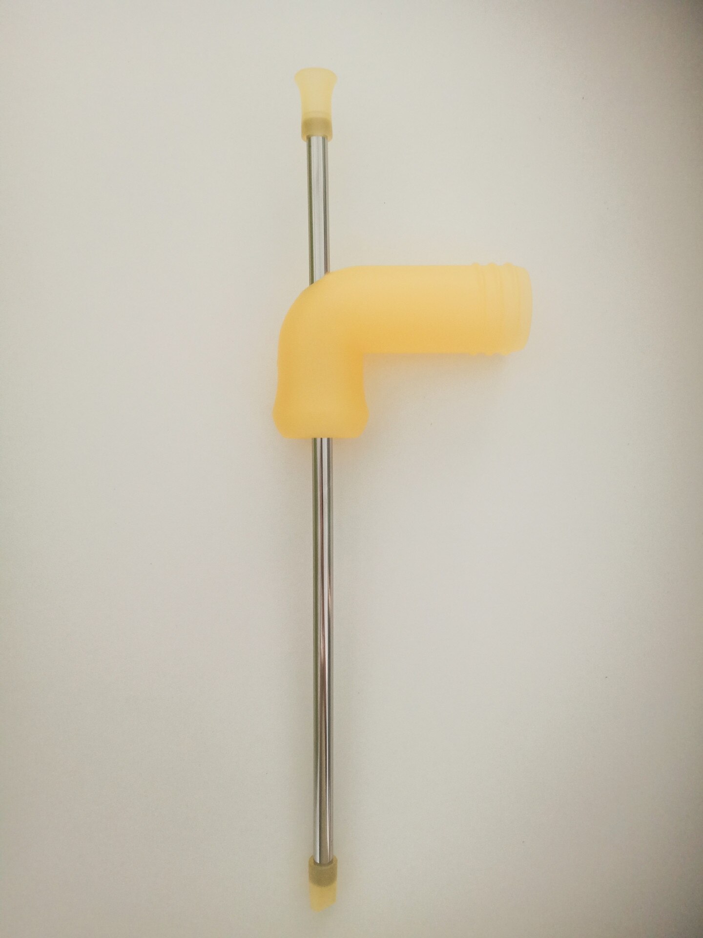 1PC piwo Snorkel słomy piwo Bong lejek Slammer podwójne Snorkel picia na piwo do baru narzędzia festiwale Party dozownik Y1F5: A-yellow