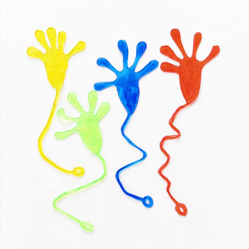 Jeugd Nostalgische Speelgoed Grappige Elastische Stretch Sticky Palm Grote Klimmen Muur Palm Hele Persoon Nieuwigheden Speelgoed Kinderen