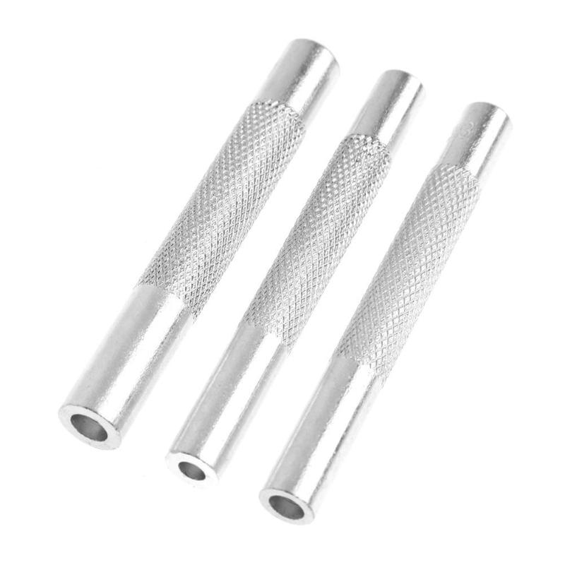 12pcs Leather Hand Tools for Leather Works DIY Leather Rivet Craft Snap Rivet Fastener Buttons Installation Tool Kit Metal