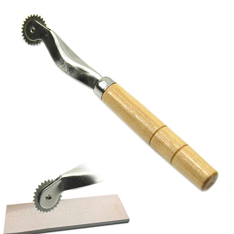 2mm Pitch Overstitch Wheel Leather Stitch Space Paper Perforating Tool Roulette For Arts and Leather Crafts SCI88: Default Title