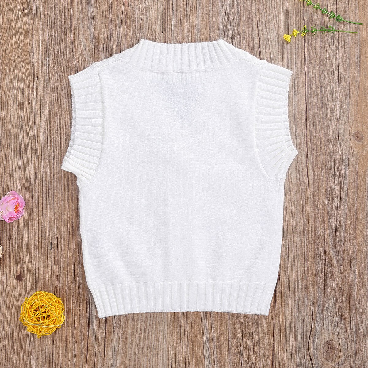 Baby Knitted Vest Fall/Winter Wool Vest Solid Comfortable Warm Waistcoats Infant Boys Girls Clothes Top