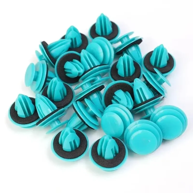 100-20Stck Auto Tür Tafel Clip mit Dichtung Ring Auto Verschluss Niet Stoßstange Clip Halter Auto Innen Halte zubehör