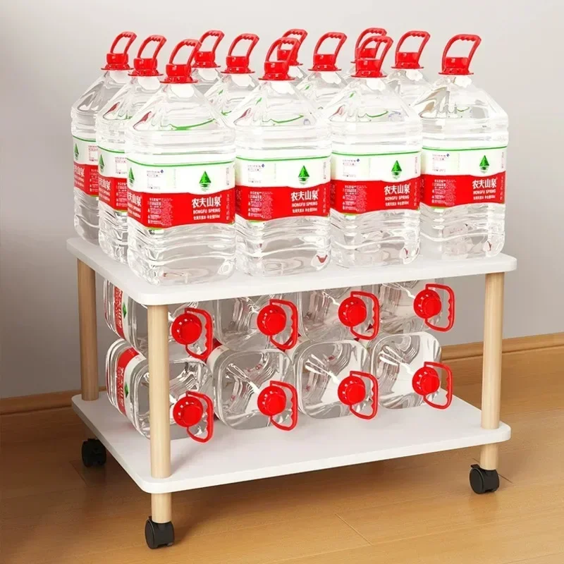 Büro-Drucker-Gestell, doppelschichtige Aufbewahrung, für Höhle Haushalt, bodenstehend, mehrschichtiges, bewegliches Schreibtisch-Gestell, praktischer Organizer, Handys Regal