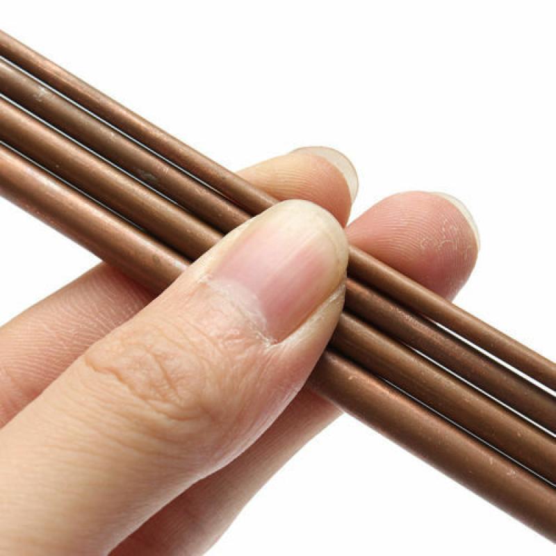 Tubo de cobre de para fontanería, varilla de bricolaje de 2mm - 5mm de diámetro interior, 300mm de longitud, 1 ud.