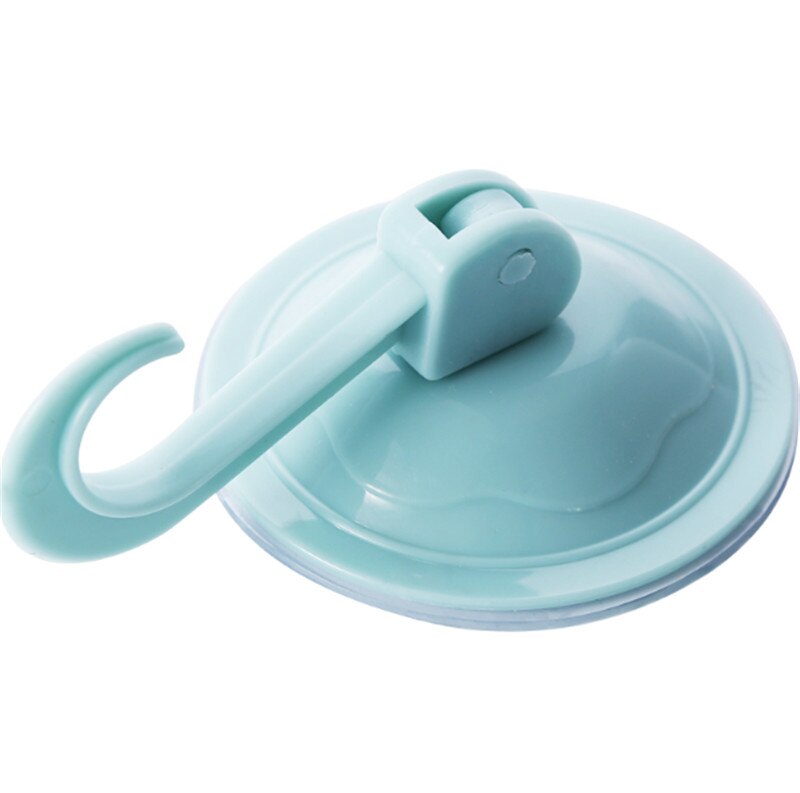 Ventouses murales en plastique, couleur unie, , porte autocollante, fenêtre, crochets de cuisine, cintre de salle de bains, 1 pièce