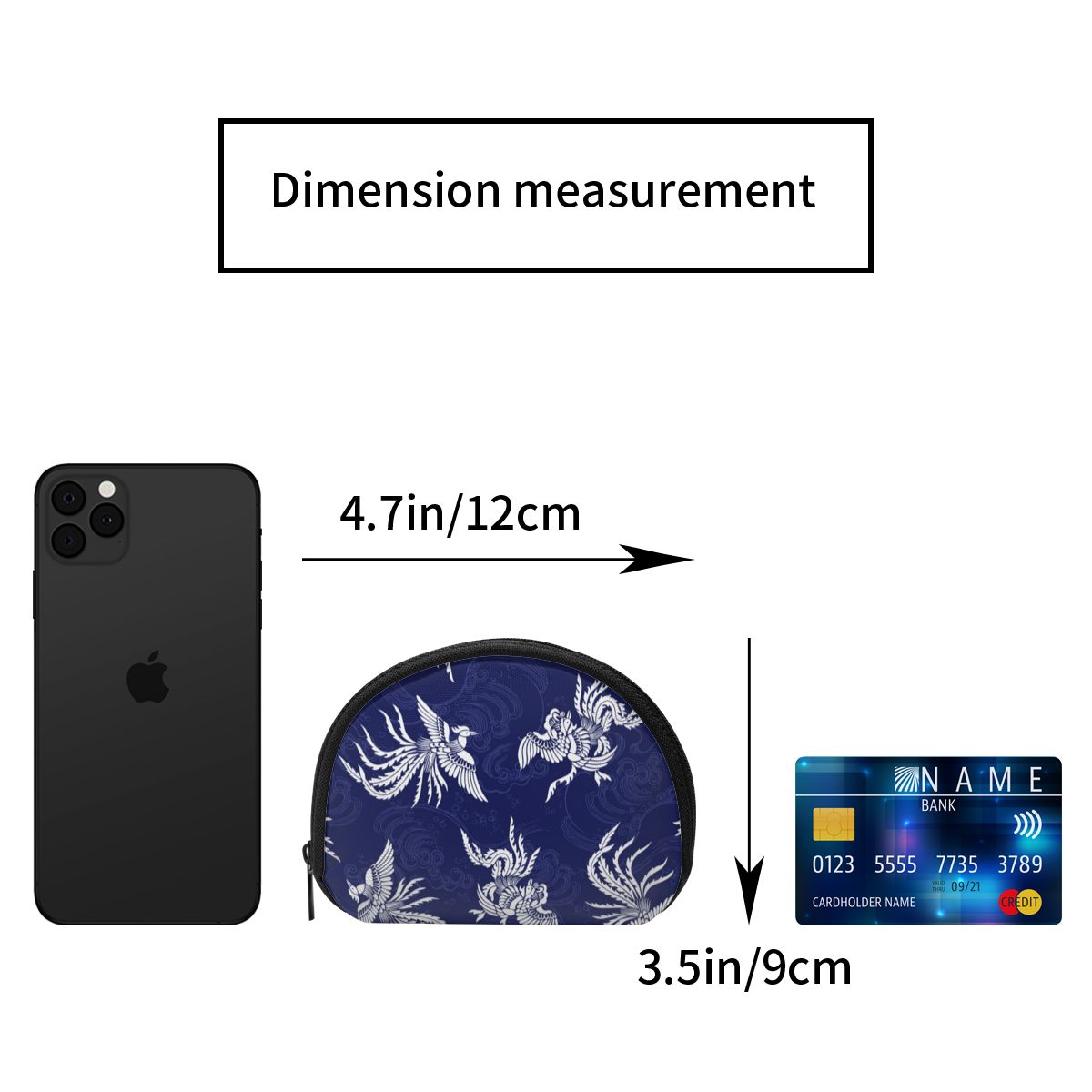 Kvinders pung kort kvinder pung pung punge til kvinde kortholder lille dame pung kvindelig orientalsk phoenix