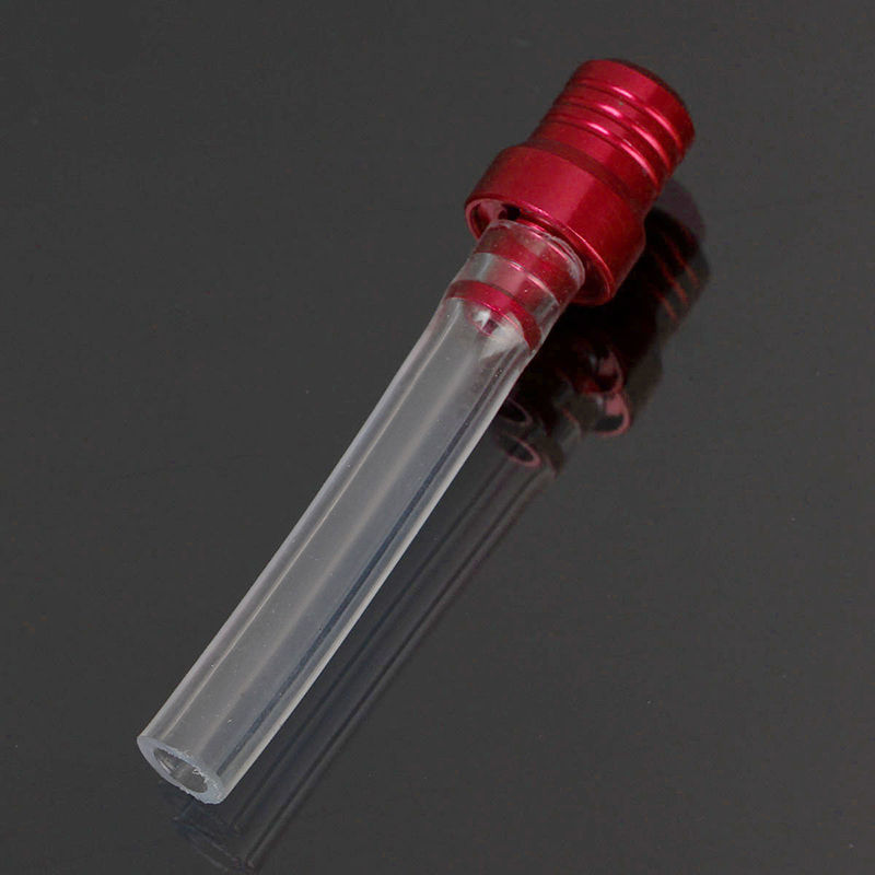 Motorcykel gas tanklock ventil avluftningsslang slang för atv grop smuts cykel tank cykel bränsle bensin tank lock avluftningsrör slang: Röd