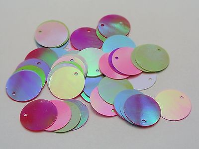 600 Gemengde Kleur Platte Ronde Losse Pailletten Pailetten 16Mm Top Gat Naaien Bruiloft
