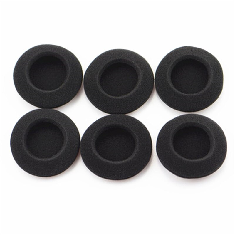5 par 60mm/2.4 &quot; erstatning skum øreputer pute til logitech  h600 h330 h340/ aiwa hp -cn5/ labtec akser 502 headset svart