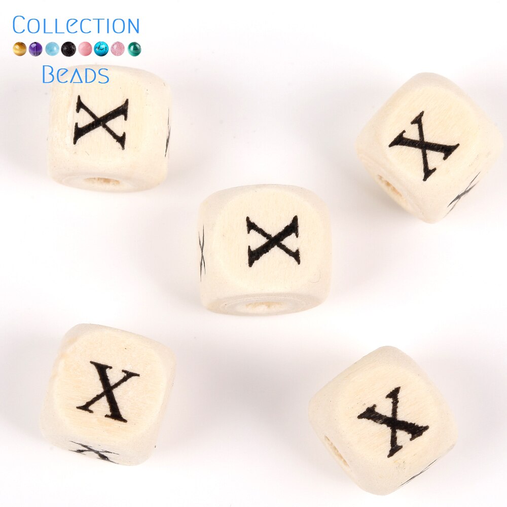 50-200 Uds. Cuentas de alfabeto con letras de madera mezcladas naturales, cuentas espaciadoras sueltas para pulsera DIY, fabricación de joyas, accesorios hechos a mano